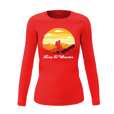 Born To Wander Women Long Sleeve Shirt